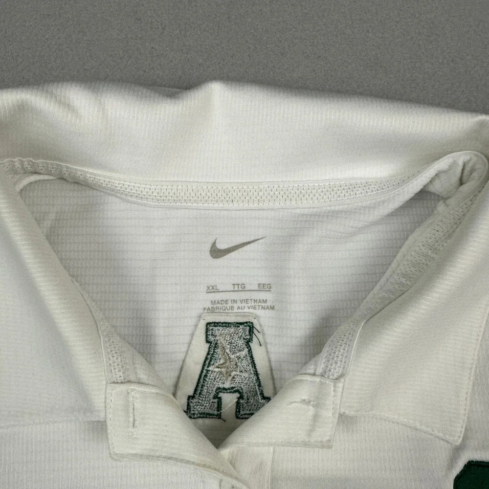 Charlotte 49ers Shirt Women 2XL White Nike Polo NCAA Basketball Swoosh XXL